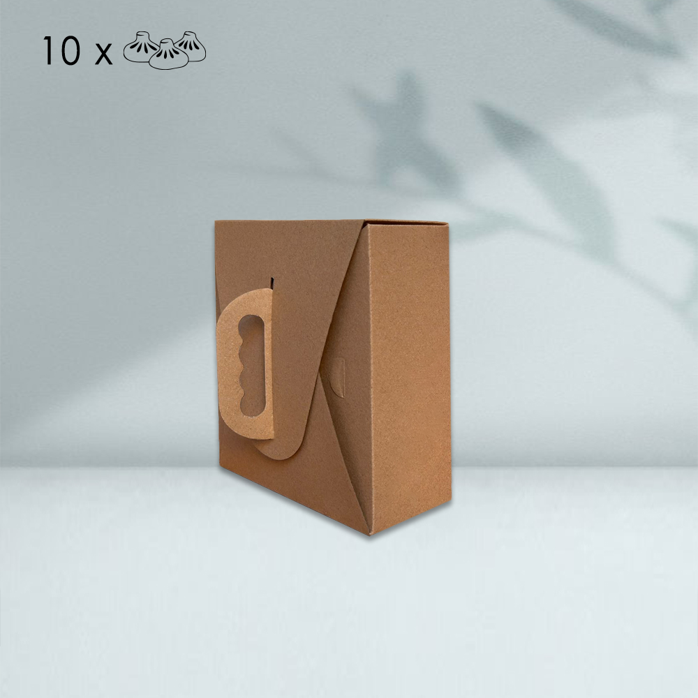 ხინკლის ყუთი 10 ც. / პრემიალური - კრაფტი - Image 4