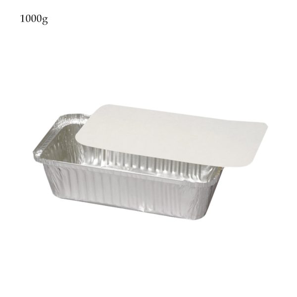ალუმინის კონტეინერი თავსახურით 1000 ml