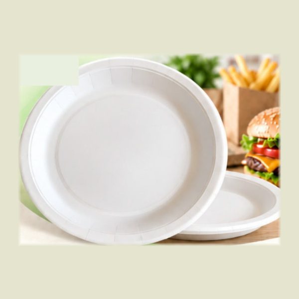 Eco Kraft Paper Plate (Ø22 cm)