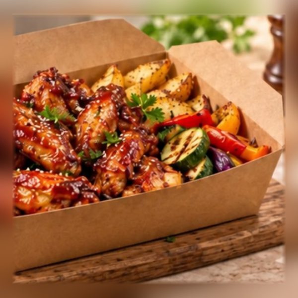 Kraft Lunchbox (230×170×80 mm)