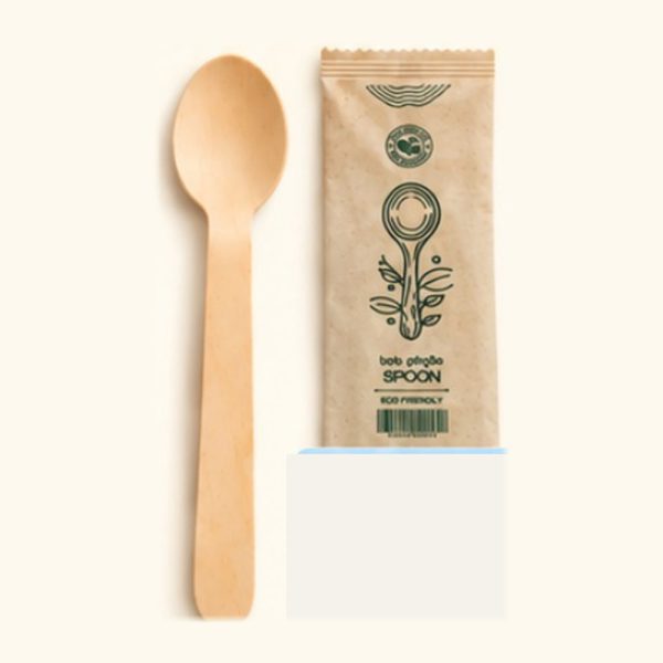 Individually Wrapped Wooden Spoon